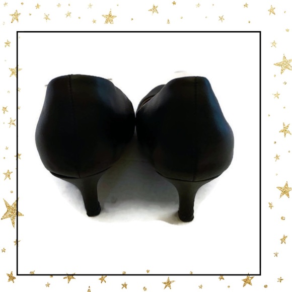 Cute Riverberry Black Women's Heels Pumps 9 - Picture 5 of 6